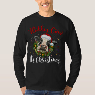 holly cow it's christmas T-shirt Tシャツ