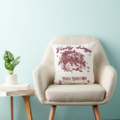 Holly Days Vintage Christmas クッション (椅子)