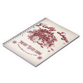 Holly Days Vintage Christmas ノートブック (左側)