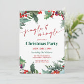 Holly Jingle and Mingle Christmas Party 招待状 (スタンド正面)