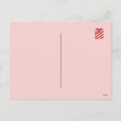 『Holly Jolly』トナカイのかわいいクリスマスカード♡ シーズンポストカード (裏面)