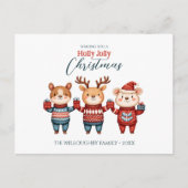 Holly Jolly Christmas  シーズンポストカード (正面)