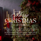 Holly Jolly Christmas Greeting Card カード