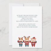 Holly Jolly Christmas Party Invitation シーズンカード (裏面)