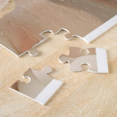 Holly Jolly family holiday photo beige year naboho ジグソーパズル (側面)