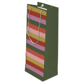 Holly Jolly Gift Bag ワインギフトバッグ (裏面アングル)