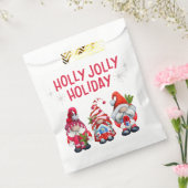 Holly Jolly Holiday Gnomes フェイバーバッグ (封をした状態)