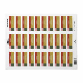 Holly Jolly Label ラベル (フルシート)