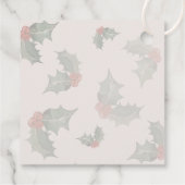 Holly Jolly ONE Christmas Vintage Balloon Birthday フェイバータグ (裏面)