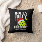 HOLLY JOLLY PICKLEBALLY クリスマス クッション (ブランケット)