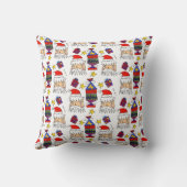 Holly Jolly Santa Pillow クッション (裏面)