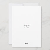 Holly Jolly Script Minimal Neutral Family Photo シーズンカード (裏面)