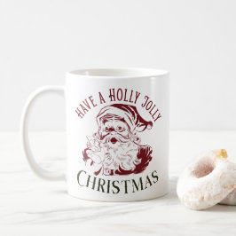 Holly Jolly Vintage Christmas コーヒーマグカップ