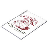 Holly Jolly Vintage Christmas ノートブック (左側)