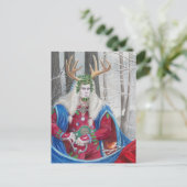 Holly King Portrait mini print ポストカード (スタンド正面)