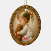 Holly-Kissed Snuggle セラミックオーナメント (右)