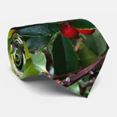 Holly leaves and Berries ネクタイ (ロール)