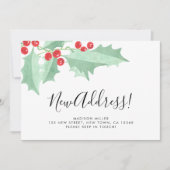 Holly New Address Moving 案内状 (正面)