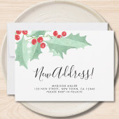 Holly New Address Moving  案内状