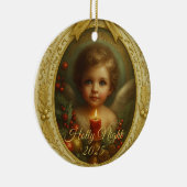 Holly Night 2025 – Angel Keepsake Ornament セラミックオーナメント (右)
