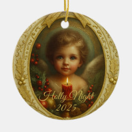 Holly Night 2025 – Angel Keepsake Ornament  セラミックオーナメント