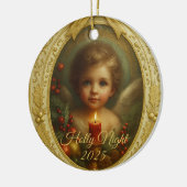 Holly Night 2025 – Angel Keepsake Ornament セラミックオーナメント (左)