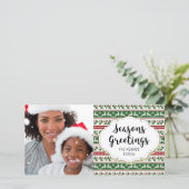 Holly Reindeer季節のごあいさつ写真カード シーズンカード (スタンド正面)