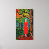 “Holly’s Portrait” - A bright dress for Nature  キャンバスプリント (正面)