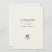 Holly Script Elegant Professional Business Happy シーズンカード (裏面)