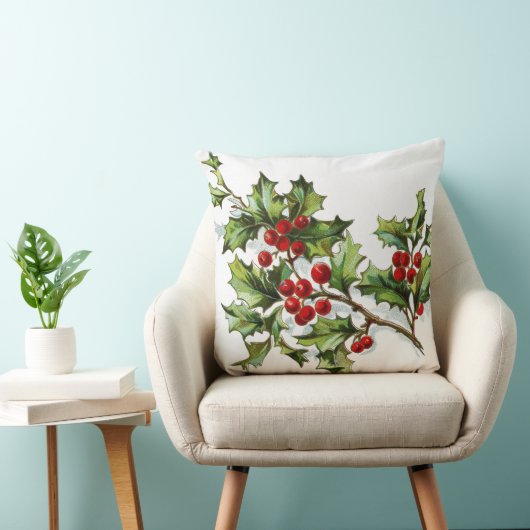 HollyBerries 002 クッション (椅子)
