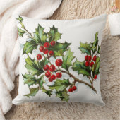 HollyBerries 002 クッション (ブランケット)