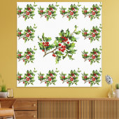 HollyBerries 014 キャンバスプリント (インサイチュ (リビング))