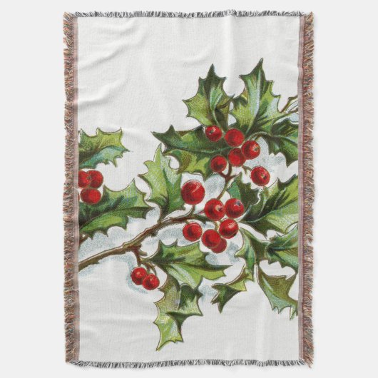HollyBerry_001 スローブランケット (正面縦)
