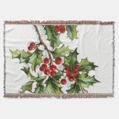 HollyBerry_001 スローブランケット (正面)