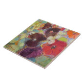 Hollyhockの庭Iのタイル タイル (側面)