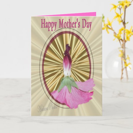 Hollyhockは人形カスタマイズ カード (黄色い花)