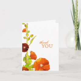 Hollyhock庭園の結婚式 サンキューカード