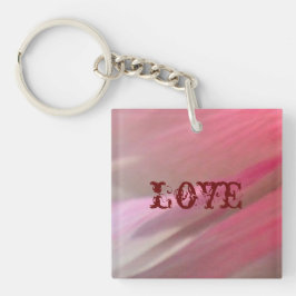 Hollyhock 10抽象芸術3ラブ キーホルダー