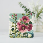 Hollyhock Flower Customizable Card シーズンカード (スタンド正面)