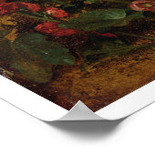 Hollyhocksの勉強, c.1826 (ボード上の油) ポスター (角)