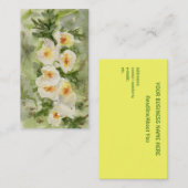 「Hollyhocks」の名刺 名刺 (正面/裏面)