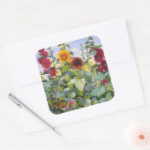 Hollyhocks and Sunflowers 2005 スクエアシール (封筒)