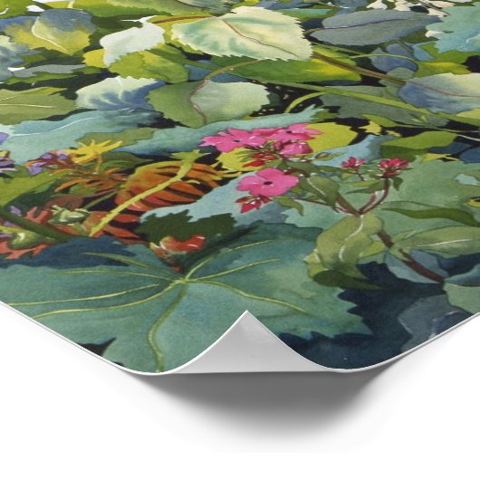 Hollyhocks and Sunflowers 2005 ポスター (角)