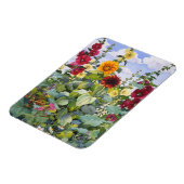 Hollyhocks and Sunflowers 2005 マグネット (左側)