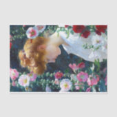 Hollyhocks and Sunlight Charles Curran 薄葉紙 (正面)