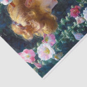 Hollyhocks and Sunlight Charles Curran 薄葉紙 (詳細)