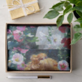 Hollyhocks and Sunlight Charles Curran 薄葉紙 (ギフト)