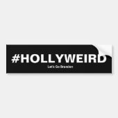 #HOLLYWEIRD バンパーステッカー (正面)
