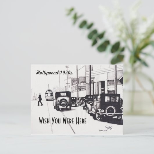 「Hollywood 1920s」ハガキ ポストカード (スタンド正面)