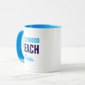 Hollywood Beach Florida Coffee Mug マグカップ (正面左)
